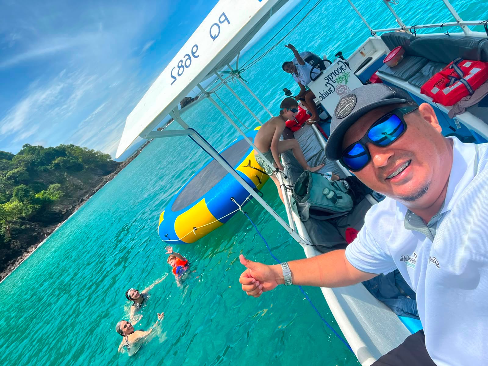 Our guide, always ready with a thumbs up
